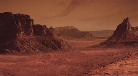 Martian landscape by Amante Lombardi | human Mars