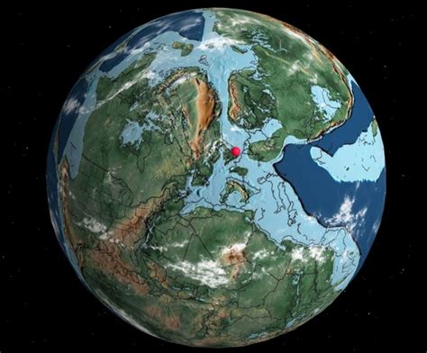 Interactive map of Earth shows where your home was 500 million years ago