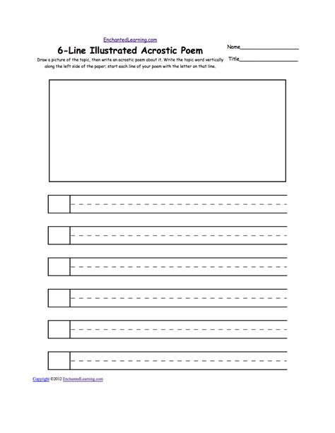 Acrostic Poem worksheet | Acrostic, Acrostic poem, Acrostic poem template