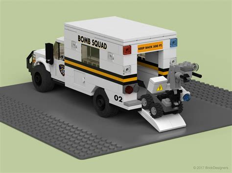 Lego Bomb Squad Truck | Doors open and robot in action | Flickr