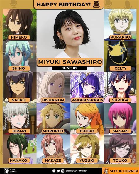 It’s Miyuki’s 37th Birthday Today. She Voiced our Raiden Shogun. : r/RaidenMains