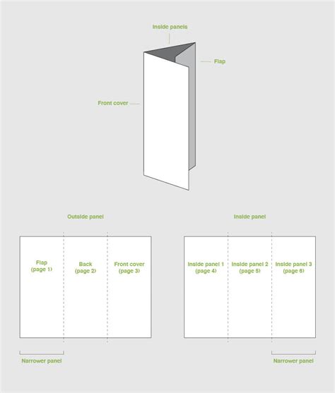 How To Make A Trifold Brochure Pamphlet Template Within 4 Fold Brochure Template Word ...