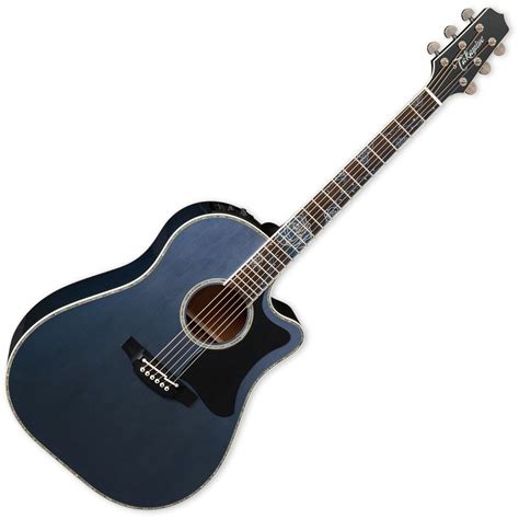 Takamine LTD 2021 Dreadnought Cutaway Acoustic Guitar Charcoal Blue Gr