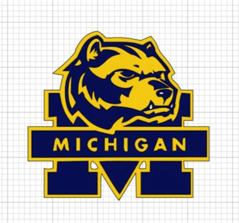 Michigan Wolverines SVG - Etsy