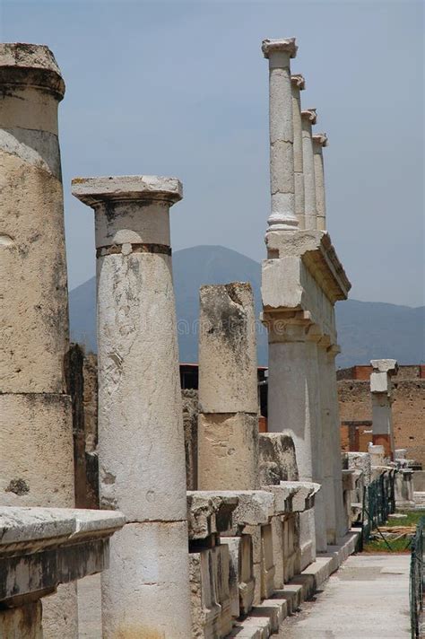 Ruins in Pompeii, Italy stock image. Image of mediterranean - 936649