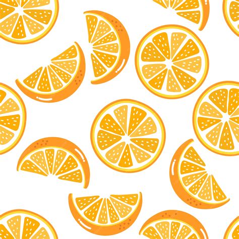 Premium Vector | Orange pattern