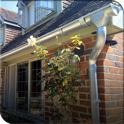 Galvanised Steel Gutters | Rainclear.co.uk