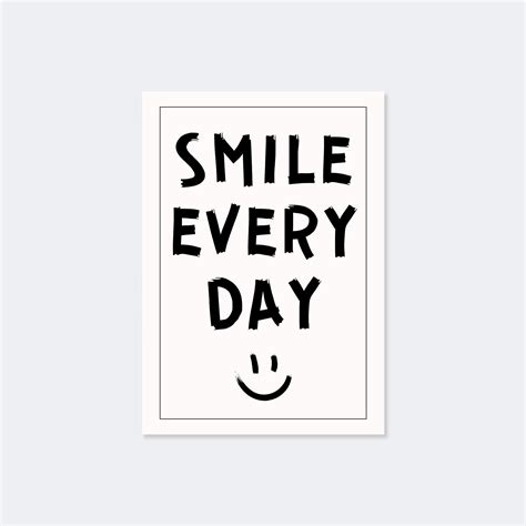 Smile Everyday Poster