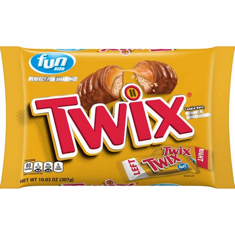 TWIX, Caramel Fun Size Chocolate Cookie Candy Bar, 10.83 Oz Bag - Walmart.com - Walmart.com