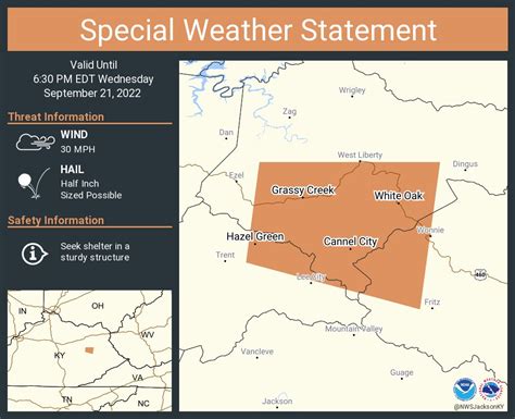 NWS Jackson KY on Twitter: "A special weather statement has been issued ...