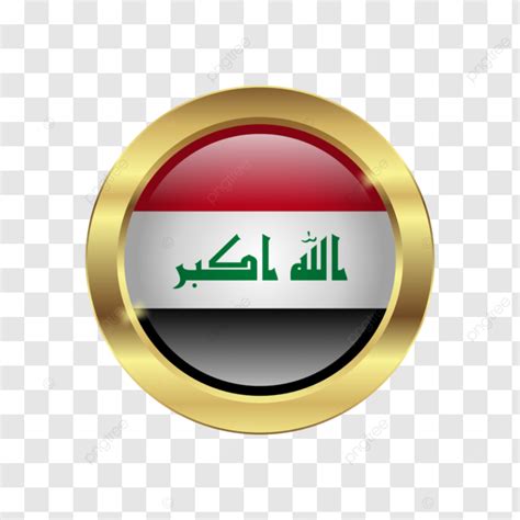 Latar Belakang Transparan Cincin Emas Bendera Irak Vektor, Bendera Irak, Hari Irak, Vektor Emas ...