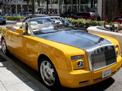 SPOTTED: A "Bijan Yellow" Rolls-Royce Phantom Drophead Coupe In Beverly ...