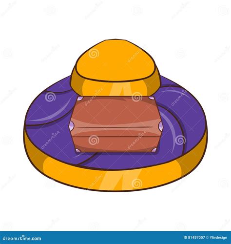 Baggage On Conveyor Belt At The Airport Icon Cartoon Vector ...