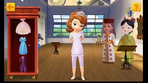 Disney Junior Juego: vestir a la Princesa Sofia GameKids Español - YouTube