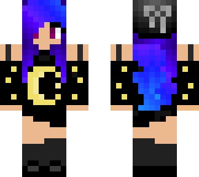 Cute Witch Girl | Minecraft Skin