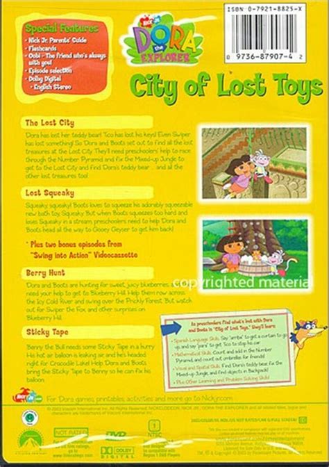 Dora The Explorer: City Of Lost Toys (DVD 2003) | DVD Empire