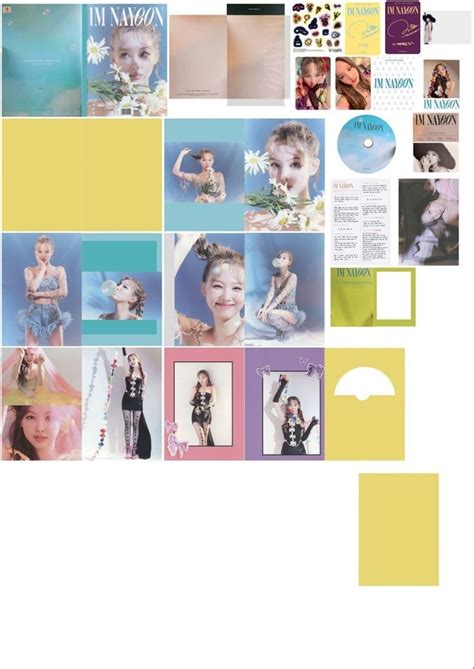 Nayeon Mini Album Im Nayeon Plantilla Template Twice | Plantillas para imprimir gratis ...