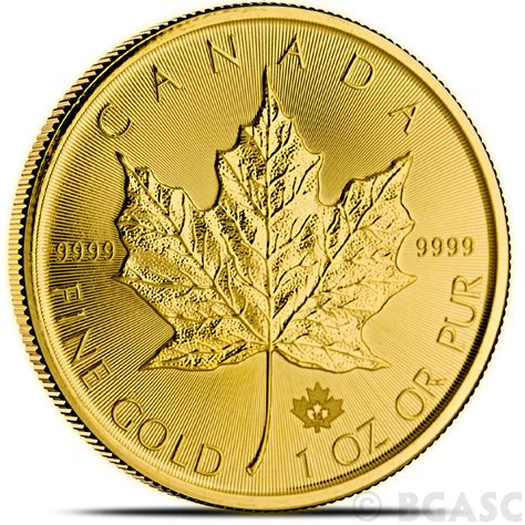 Buy 2015 1 oz Canadian Gold Maple Leaf Bullion Coin Brilliant Uncirculated .9999 Fine 24kt Gold ...