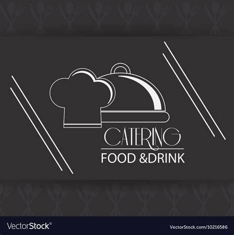 Catering service menu food icon Royalty Free Vector Image