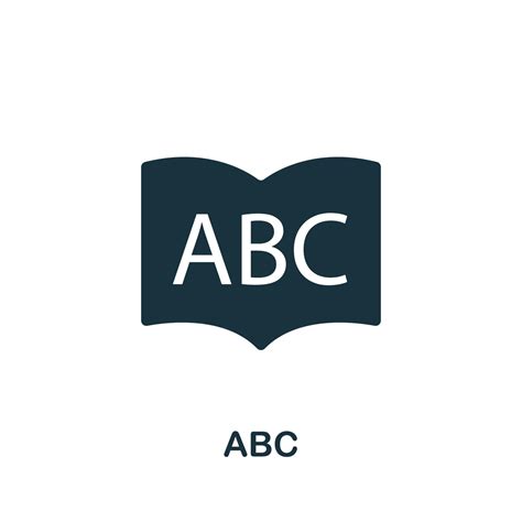 Abc icon. Simple element from child development collection. Creative Abc icon for web design ...