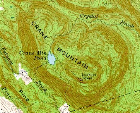 √ Adirondack Mountains Topographic Map - Popular Century