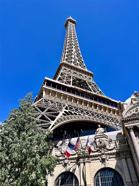 Eiffel Tower in Las Vegas editorial photography. Image of holiday ...