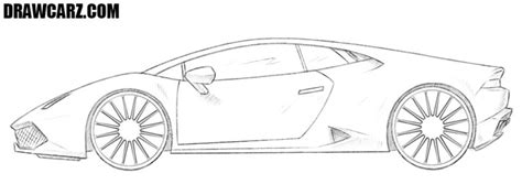 How to Draw a Supercar