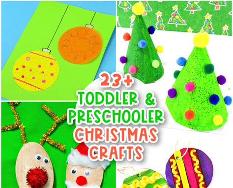 Christmas Crafts for Toddlers and Preschoolers - Messy Little Monster