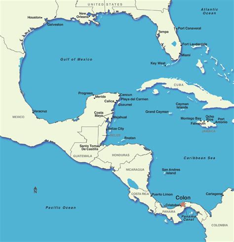 Mexican Riviera Cruise Tour Destinations: Colon, Panama