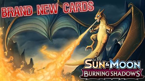 **Brand New** Burning Shadows Pokemon Cards - YouTube