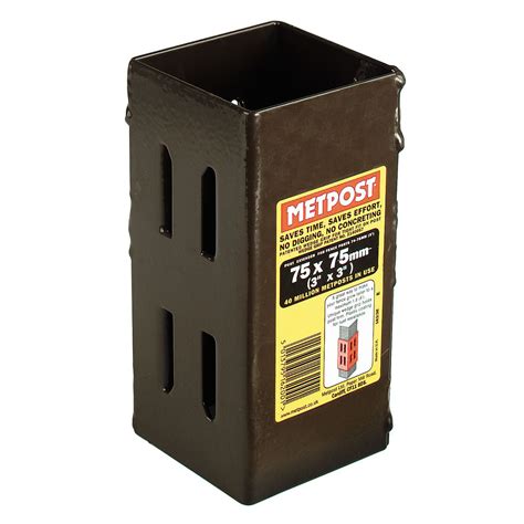 Metpost Wedge Steel Post extender (W)75mm (D)75mm | Departments | DIY at B&Q