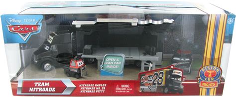 Disney Pixar Cars Team Nitroade Hauler - ToysPlus