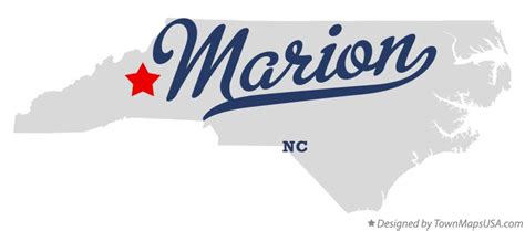 Map of Marion, NC, North Carolina