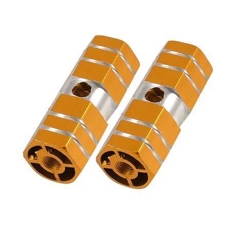 New Pair Yellow Bike Bicycle Foot Pegs Aluminum Alloy 3/8'' Axle MTB Stunt Stand | Walmart Canada