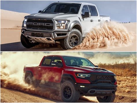 2021 Ram 1500 TRX vs. Ford F-150 Raptor