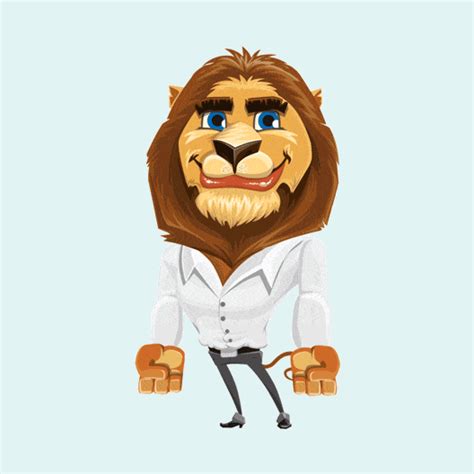 Business Lion Animated GIFs Collection | GraphicMama