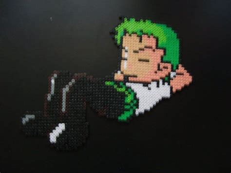 Zoro One Piece perler beads by anyeshouse on deviantART | Perler bead ...