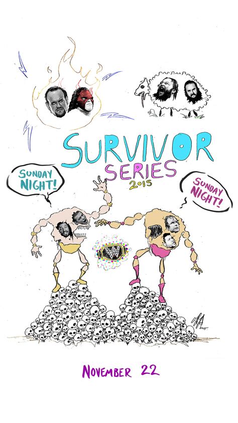 WWE Survivor Series 2015 Custom Poster by gomezvsrufio on DeviantArt