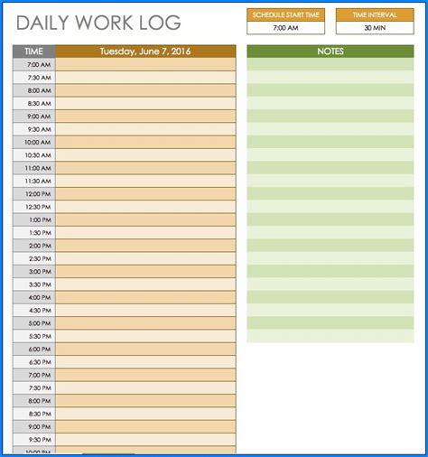 √ Free Printable Daily Schedule Template