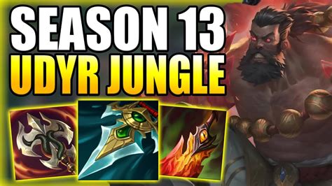 THIS BUILD BREAKS UDYR JUNGLE COMPLETELY IN SEASON 13! Best Build/Runes ...