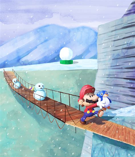 Wallpaper Super Mario 64 Background