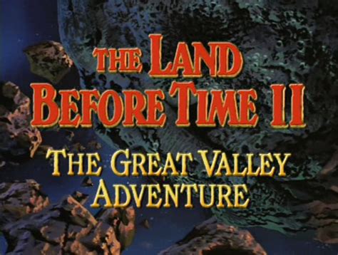 The Land Before Time II: The Great Valley Adventure | Universal Studios ...