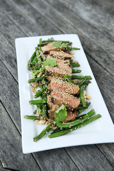 Hoisin Lamb Loin Fillet with Green Bean Salad | MiNDFOOD