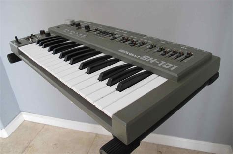 MATRIXSYNTH: Roland SH-101 Vintage Synthesizer with Custom Silver Knob