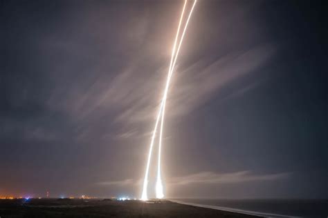 "The Falcon Has Landed" - SpaceX Soft Lands Rocket after Launch in ...