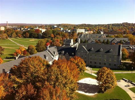 Blacksburg Virginia. Virginia Tech Campus. Fall Foliage. Photography. Mountains. Slusher Hall ...