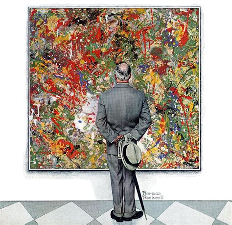 Art Connoisseur Painting by Norman Rockwell - Pixels