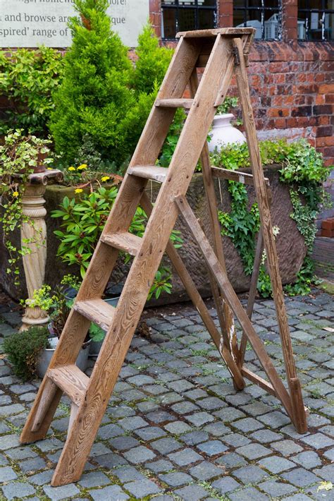 Pin by Jana Paupere on DIY and crafts | Wooden steps, Step ladders, Ladder decor