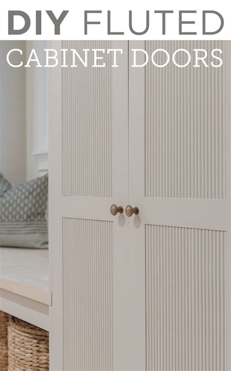 DIY Fluted Cabinet Doors - Jenna Sue Design