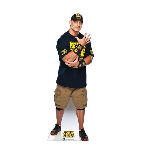 Advanced Graphics WWE John Cena Navy and Gold Shirt Cardboard Stand-Up ...